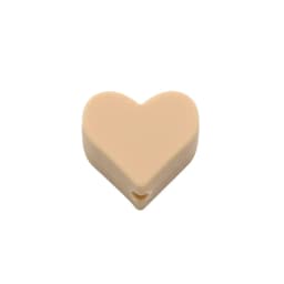 Cute-Idea 10PCs Heart Teether Pacifier Pendants Accessories Chain BPA Free Chewable Teething Soft Baby Product Food Grade