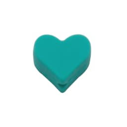 Cute-Idea 10PCs Heart Teether Pacifier Pendants Accessories Chain BPA Free Chewable Teething Soft Baby Product Food Grade