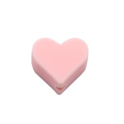 Cute-Idea 10PCs Heart Teether Pacifier Pendants Accessories Chain BPA Free Chewable Teething Soft Baby Product Food Grade