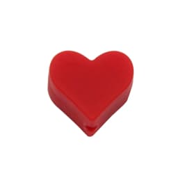 Cute-Idea 10PCs Heart Teether Pacifier Pendants Accessories Chain BPA Free Chewable Teething Soft Baby Product Food Grade
