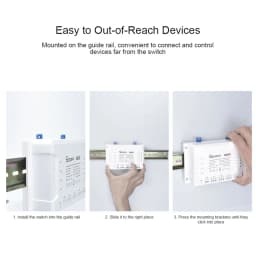 SONOFF-WiFi Smart Switch Module, Voice Control, Interlock Inching Mode via eWeLink App, Support Alexa and Google, 4CHR3/4CHPROR3