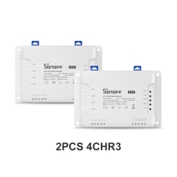 SONOFF-WiFi Smart Switch Module, Voice Control, Interlock Inching Mode via eWeLink App, Support Alexa and Google, 4CHR3/4CHPROR3