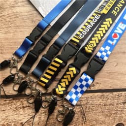 Keychain Straps Rope Mobile Phone Charm Neck Strap Lanyard for ID Card Keycord DIY Lanyard Hang Rope New Pattern