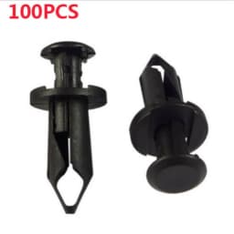 100Pcs 8mm Fender Clip Body Rivet Fastener Hole Push Pin Clip ABS Plastic for Polaris Sportsman Rangers RZR 550 850 XP ATV UT