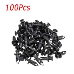 100Pcs 8mm Fender Clip Body Rivet Fastener Hole Push Pin Clip ABS Plastic for Polaris Sportsman Rangers RZR 550 850 XP ATV UT