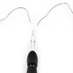 77HE 5Pcs Perfect End Thread Cord for Burner Fine Tips End Melting Welding Pen for Head Replacement Fitting Jewel