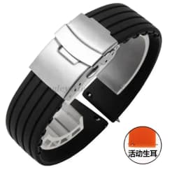 20mm 22mm Quick Release Silicone Watch Bands For Samsung Active 43mm 47mm for Fossil Watch Strap 18mm 24mm Rubber Sport Bands