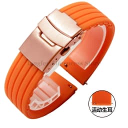20mm 22mm Quick Release Silicone Watch Bands For Samsung Active 43mm 47mm for Fossil Watch Strap 18mm 24mm Rubber Sport Bands