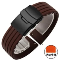20mm 22mm Quick Release Silicone Watch Bands For Samsung Active 43mm 47mm for Fossil Watch Strap 18mm 24mm Rubber Sport Bands