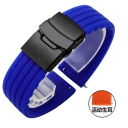 20mm 22mm Quick Release Silicone Watch Bands For Samsung Active 43mm 47mm for Fossil Watch Strap 18mm 24mm Rubber Sport Bands