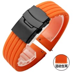 20mm 22mm Quick Release Silicone Watch Bands For Samsung Active 43mm 47mm for Fossil Watch Strap 18mm 24mm Rubber Sport Bands