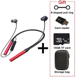 EARDECO 180 Hour Playback Bluetooth Headphone with Mic Wireless Headphones Bass Sport Wireless Earphones Headset Neckband Stereo