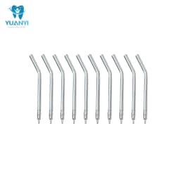 10pcs Dental 3 Way Syringe Tips Air Water Spray Triple Syringe for 3 Way Tube Stainless Steel Syringe Spray Nozzles Tips