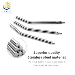 10pcs Dental 3 Way Syringe Tips Air Water Spray Triple Syringe for 3 Way Tube Stainless Steel Syringe Spray Nozzles Tips