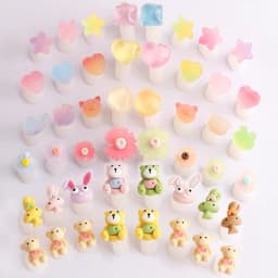8Pcs Candy Silicone Toe Separator Foot Finger Divider Form Manicure Pedicure Care Nail Art Tool Daisy Flower Holder Accessory