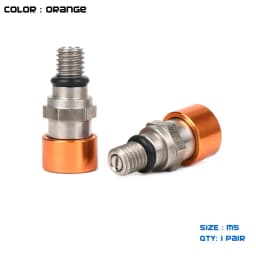 M5 Bleed Waterproof front Fork Bleeder Relief Valve Fork Relief Valve Fit CRF YZF KXF Fork Bleed Valve Stainless steel