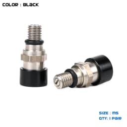 M5 Bleed Waterproof front Fork Bleeder Relief Valve Fork Relief Valve Fit CRF YZF KXF Fork Bleed Valve Stainless steel