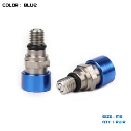 M5 Bleed Waterproof front Fork Bleeder Relief Valve Fork Relief Valve Fit CRF YZF KXF Fork Bleed Valve Stainless steel