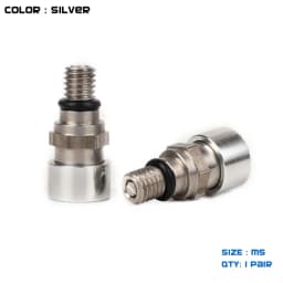 M5 Bleed Waterproof front Fork Bleeder Relief Valve Fork Relief Valve Fit CRF YZF KXF Fork Bleed Valve Stainless steel
