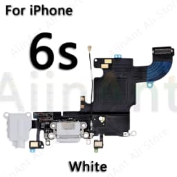 AiinAnt USB Charging Port Charger Dock Connector Charging Flex Cable For iPhone 6 6s Plus 5S SE 2020 2022 Phone Repair Parts