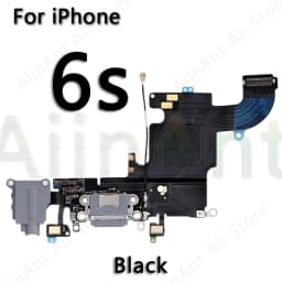 AiinAnt USB Charging Port Charger Dock Connector Charging Flex Cable For iPhone 6 6s Plus 5S SE 2020 2022 Phone Repair Parts