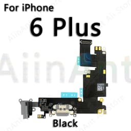 AiinAnt USB Charging Port Charger Dock Connector Charging Flex Cable For iPhone 6 6s Plus 5S SE 2020 2022 Phone Repair Parts