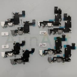 AiinAnt USB Charging Port Charger Dock Connector Charging Flex Cable For iPhone 6 6s Plus 5S SE 2020 2022 Phone Repair Parts