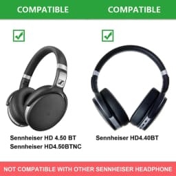 KUTOU Replacement Earpads For Sennheiser HD 4.50BT HD4.50BTNC Headphones Ear Pads HD 450BT 4.40BT HD4.40BT Earpads Ear Cushions