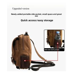 New Small Canvas Backpack Men Travel Back Pack Multifunctional Shoulder Bag for Women Laptop Rucksack School Bags Female Daypack