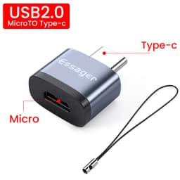 Essager USB 3.0 Type-C OTG Adapter Type C USB C Male To USB Female Converter For Macbook Xiaomi Samsung S20 USBC OTG Connector