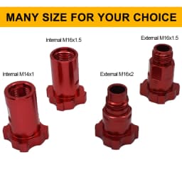 New Spray Gun Cup Adapter Paint Spray Gun Connector For Spray Paint Gun Disposable Measuring Cup Red Quick Connector
