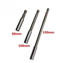 Magnetic Bit Extension Holder Quick Change 1/4" Hex Shank Screw Bit Holder Screwdriver Bit Holder 60mm 75mm 100mm 150mm