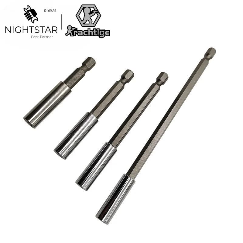 Magnetic Bit Extension Holder Quick Change 1/4" Hex Shank Screw Bit Holder Screwdriver Bit Holder 60mm 75mm 100mm 150mm