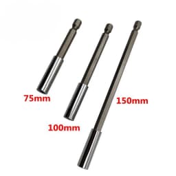 Magnetic Bit Extension Holder Quick Change 1/4" Hex Shank Screw Bit Holder Screwdriver Bit Holder 60mm 75mm 100mm 150mm