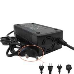 48V 4A Li Ion Charger 54.6V 4A XLR For 13S 48 Volt Lithium Battery Charger with Fan XT60 DC GX16 Connector