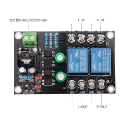 AIYIMA 2.0 Digital Power Amplifier Speaker Protection Board Delay Relay Speaker Protection 300W For Class A Discrete Amplifiers