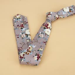 Brand New Floral Tie for Men's Narrow Casual Mens Ties for Wedding Party Flower Skinny Neckties for Women Printed Male Neck Ties