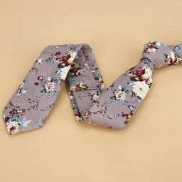 Brand New Floral Tie for Men's Narrow Casual Mens Ties for Wedding Party Flower Skinny Neckties for Women Printed Male Neck Ties