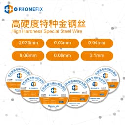 0.025 0.03 0.04 0.06 0.08 0.1mm Molybdenum Wire LCD Cutting Line for Iphone Samsung Glass Screen Split Separator Mobile Repair