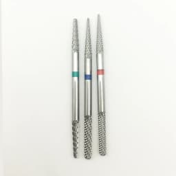 1pcs Double Side Tungsten Blue Carbide Nail Drill Bit Electric Nail Mills Cutter Manicure Machine Nail Files Accessories