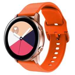 Silicone Original 20mm band Strap For Samsung Galaxy Watch Active 2 40/44mm / 3 41mm smartwatch wristband For Huawei GT 2 42mm
