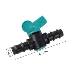 Irrigation Water Velocity Control Valve 1/2 Inch Garden Hose Connector Double Barb Pipeline Water Valve Water Pipe Connector 1Pc