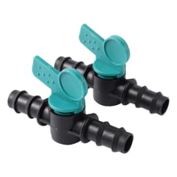 Irrigation Water Velocity Control Valve 1/2 Inch Garden Hose Connector Double Barb Pipeline Water Valve Water Pipe Connector 1Pc
