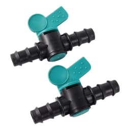 Irrigation Water Velocity Control Valve 1/2 Inch Garden Hose Connector Double Barb Pipeline Water Valve Water Pipe Connector 1Pc