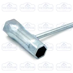 Spark Plug Socket Wrench 13mm & 19mm Stainless Steel Spanner for Chainsaw and Brush Cutter