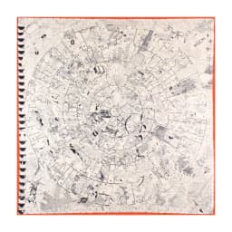 POBING Manual Hand Rolled Twill Silk Scarf Women Three Giraffes Square Scarves Echarpes Foulards Femme Wrap Bandana Hijab 90CM