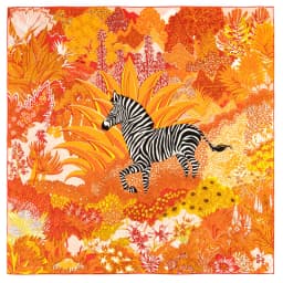 POBING Manual Hand Rolled Twill Silk Scarf Women Three Giraffes Square Scarves Echarpes Foulards Femme Wrap Bandana Hijab 90CM