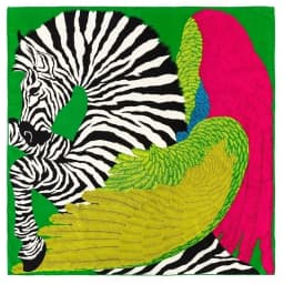POBING Manual Hand Rolled Twill Silk Scarf Women Three Giraffes Square Scarves Echarpes Foulards Femme Wrap Bandana Hijab 90CM