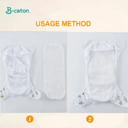 10pcs/5pcs Baby Reusable Diapers Washable Ecological Nappies Inserts Cotton Cloth Diapers for Children Breathable