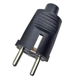 1PCS Black EU 16A UPS PDU Germany Grounded Assemble Wired Plug Socket Korea Russia Power Cable Female Male Detachable Connector
